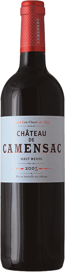 Château de Camensac Haut-Médoc AC GCC 2019 Rood 0.75L FLES Kurk Stille wijn Frankrijk Bordeaux Rive Gauche Haut-Médoc AC Grand Cru Classé Originele kist met 12 fl.