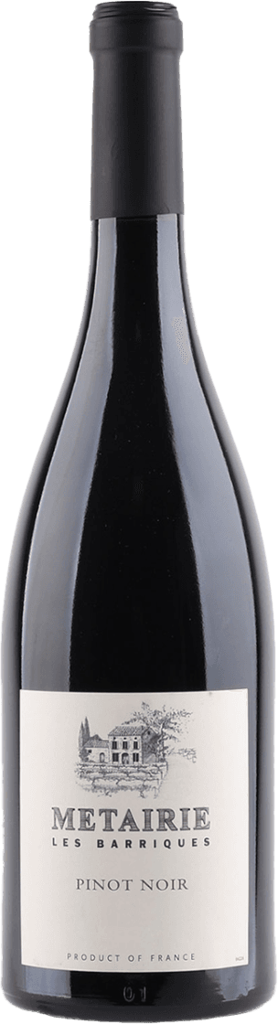 Pays d'Oc IGP Les Barriques, Pinot Noir, Beschadigd etiket